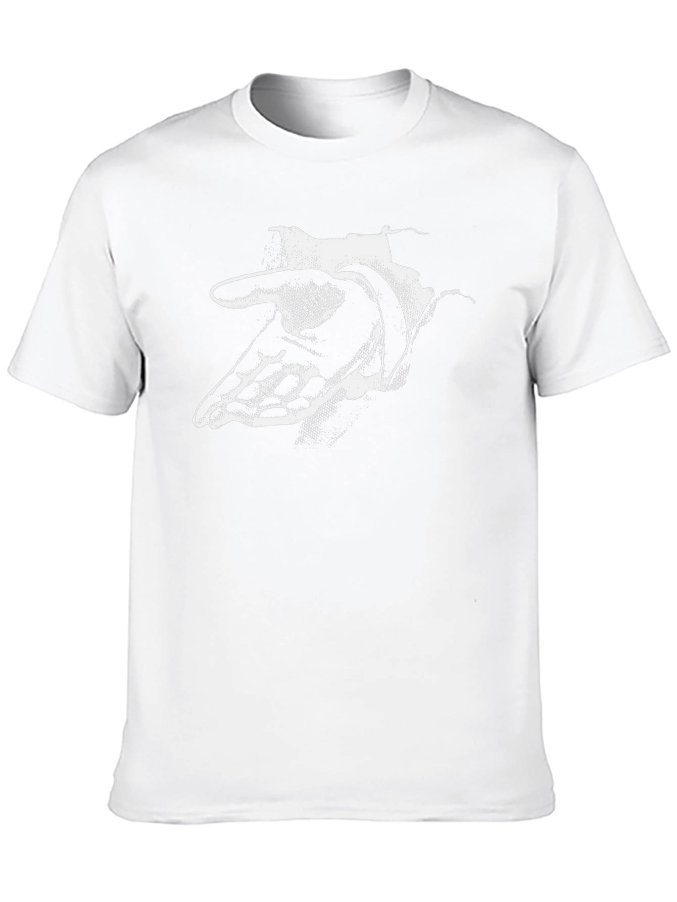 Abstract Hand Graphic Black T-Shirt