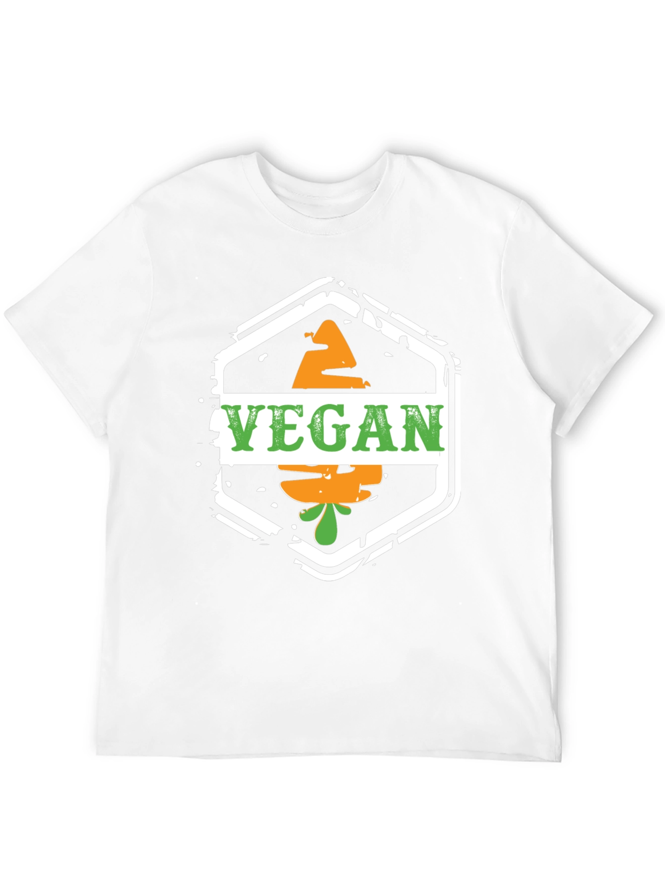 Vegan Carrot T-Shirt - Black Graphic Tee