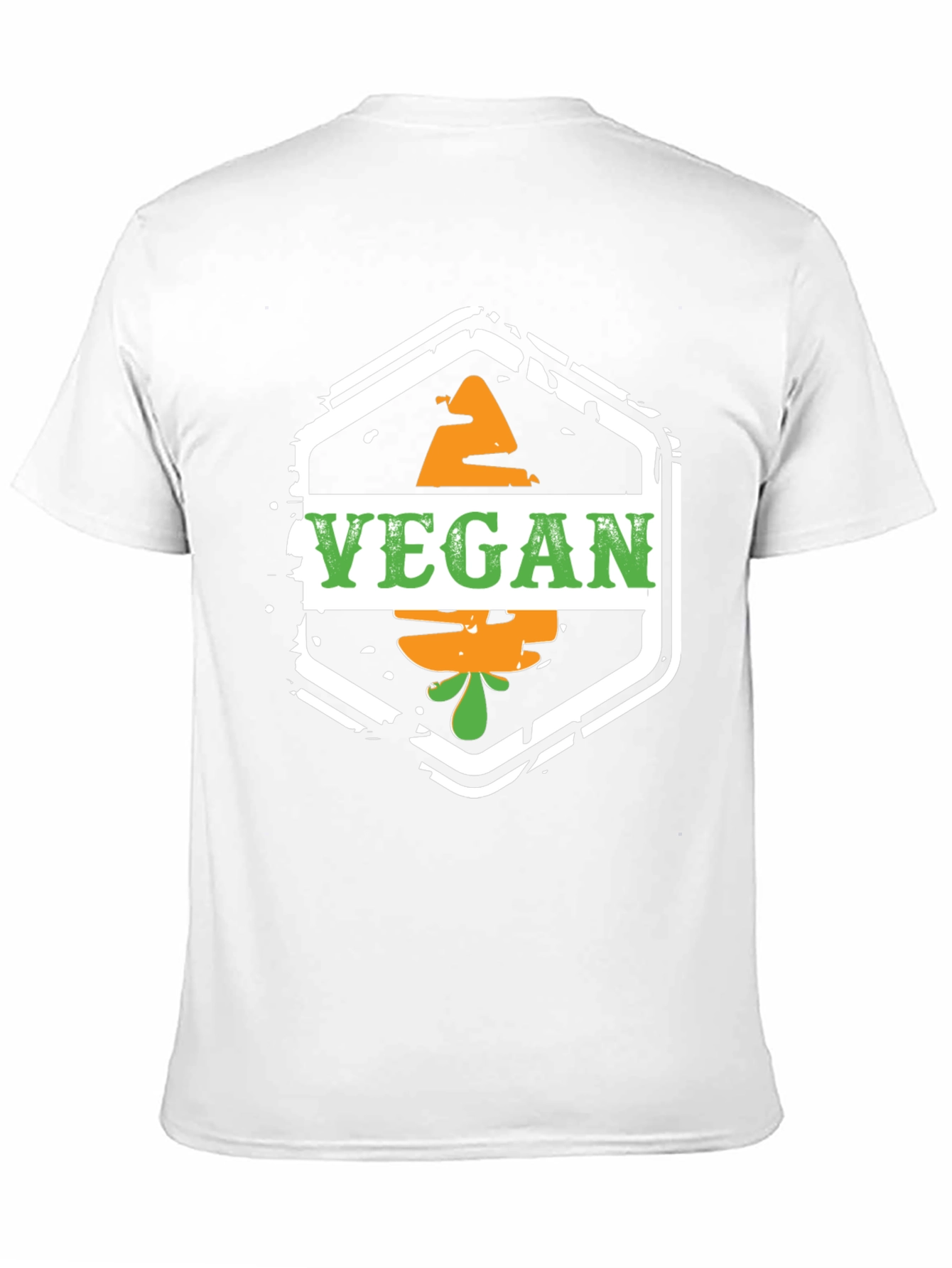 Vegan Carrot T-Shirt - Black Graphic Tee