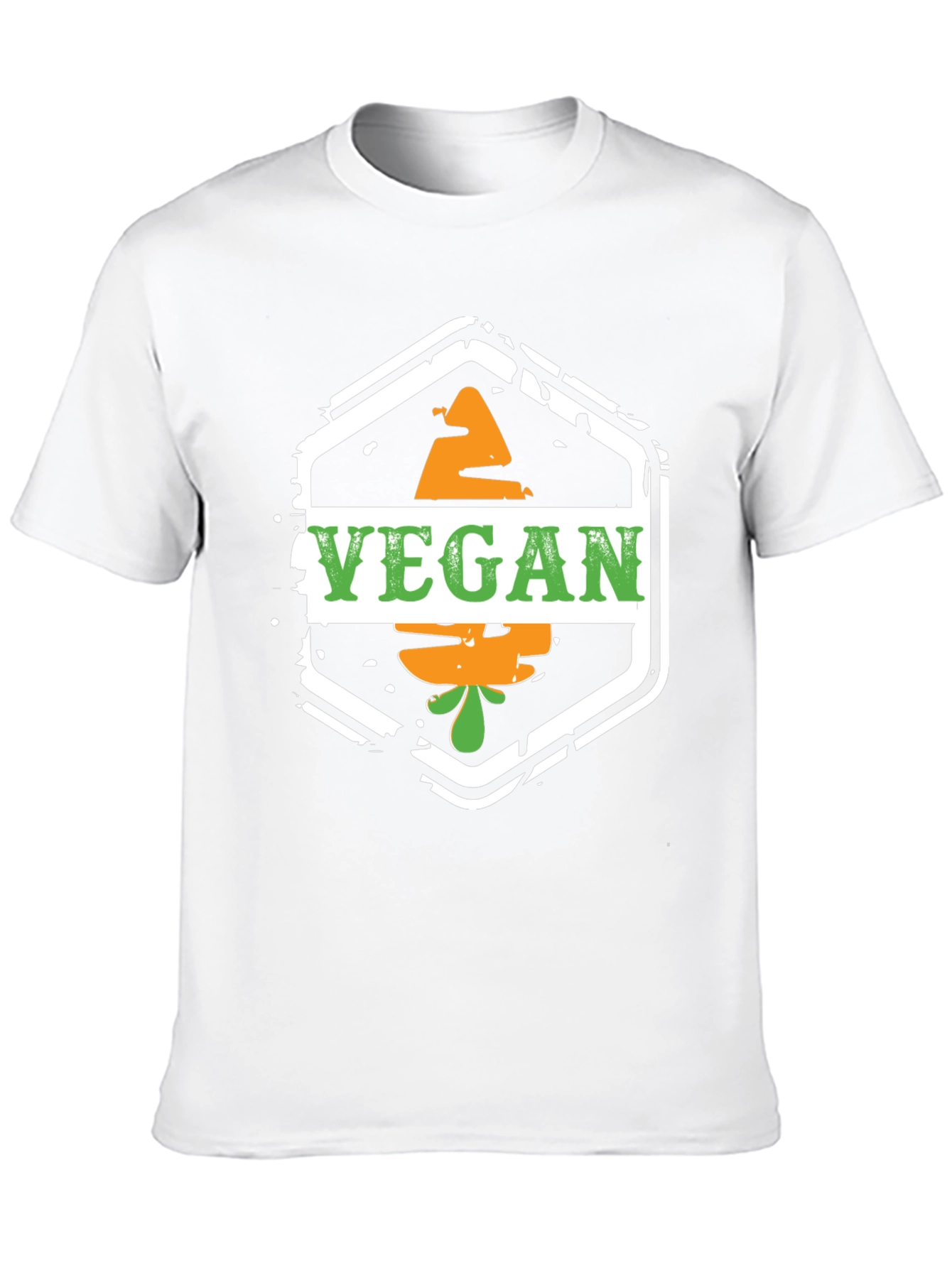 Vegan Carrot T-Shirt - Black Graphic Tee