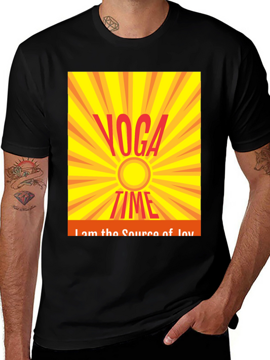 Yoga Time Graphic T-Shirt - Relax & Recharge