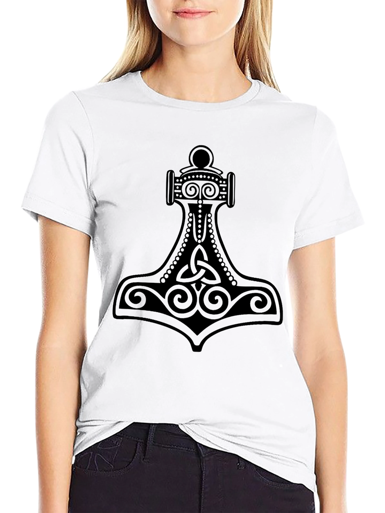 Thors Hammer Graphic Tee - Mjolnir Design