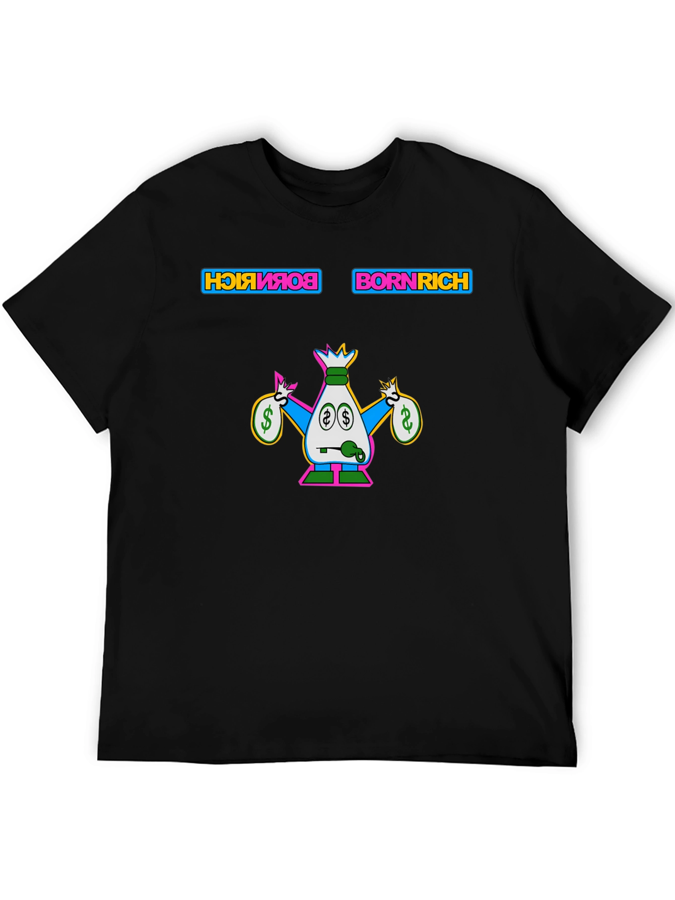 Born Rich Graphic Tee - Stylish Mens T-Shirt