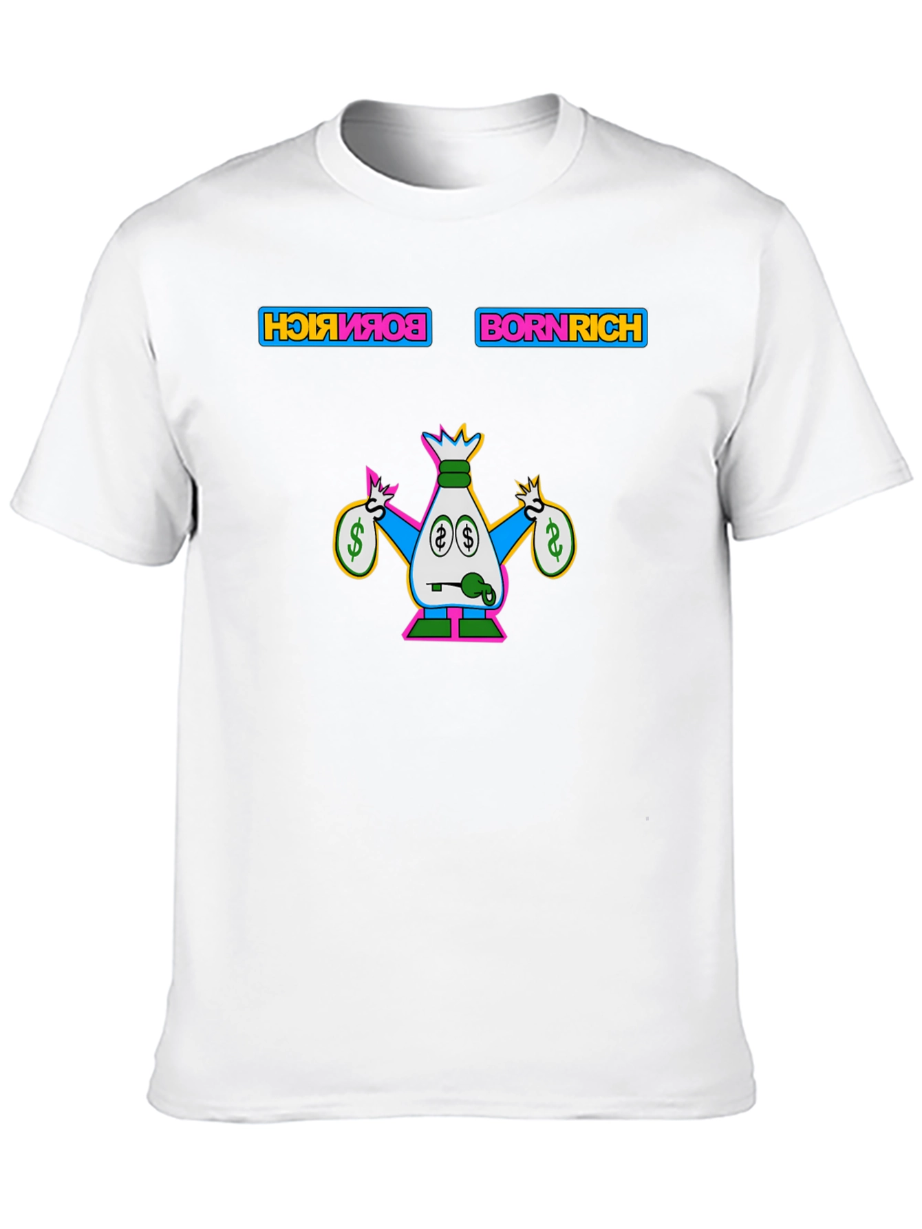 Born Rich Graphic Tee - Stylish Mens T-Shirt