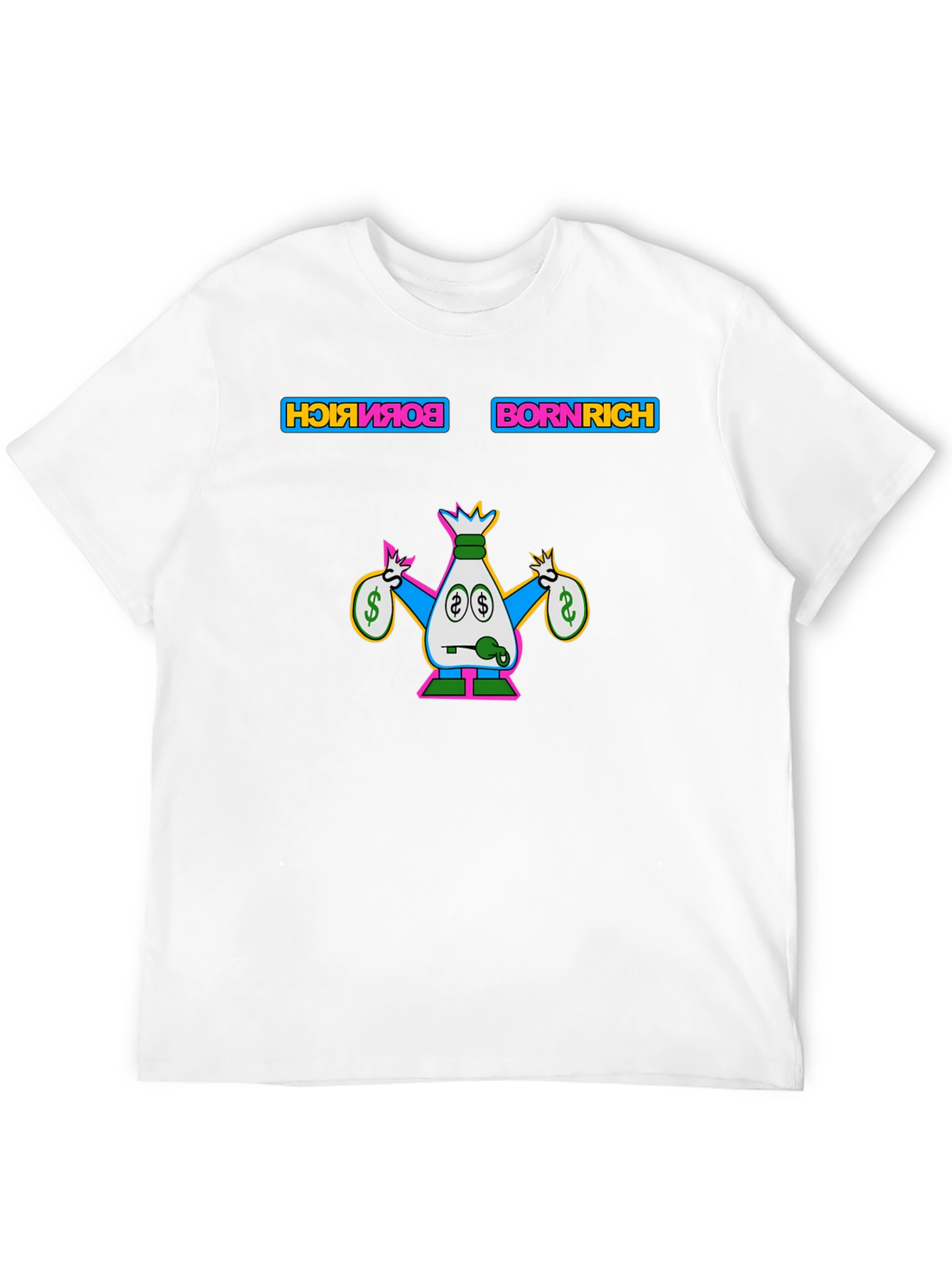 Born Rich Graphic Tee - Stylish Mens T-Shirt