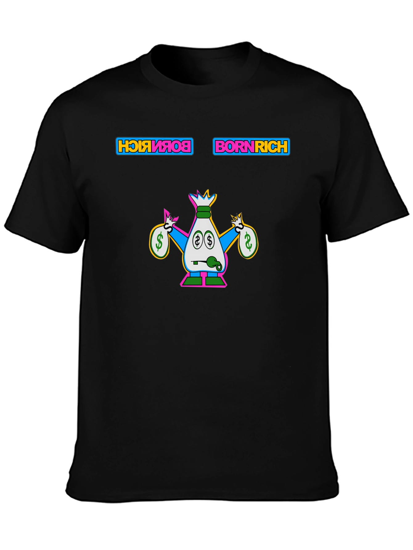 Born Rich Graphic Tee - Stylish Mens T-Shirt