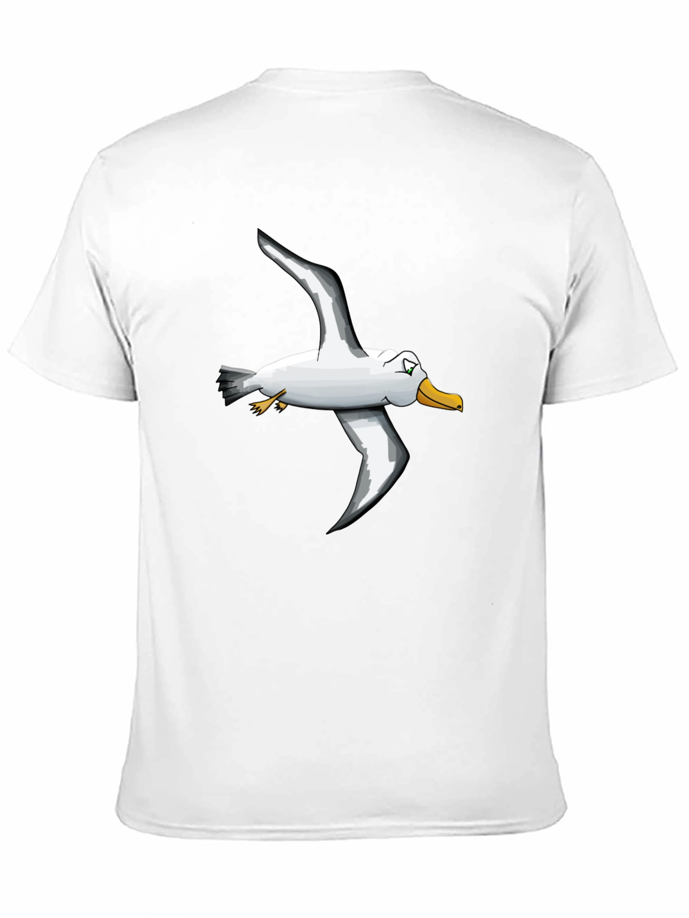 Seagull Graphic T-Shirt - Black Crew Neck Tee