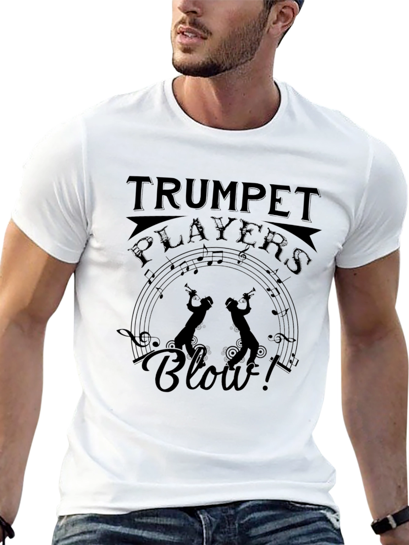 Trumpet Players Blow! Graphic Tee