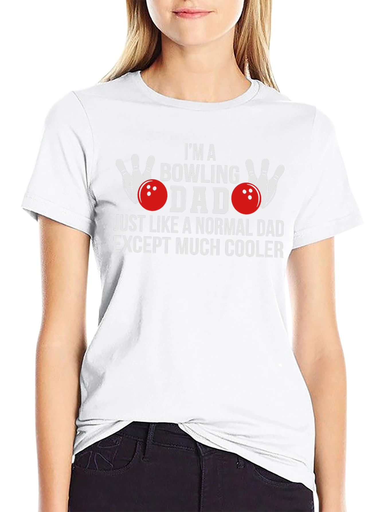 Bowling Dad T-Shirt - Cool Fathers Day Gift