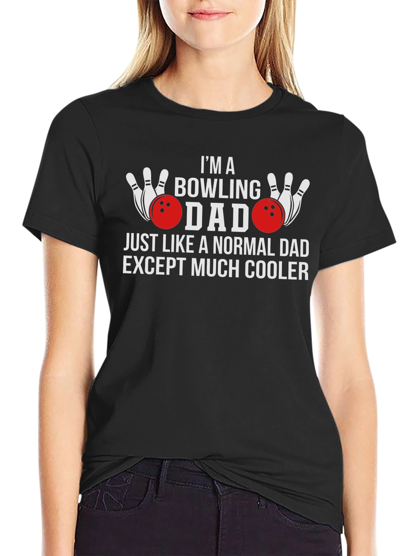 Bowling Dad T-Shirt - Cool Fathers Day Gift