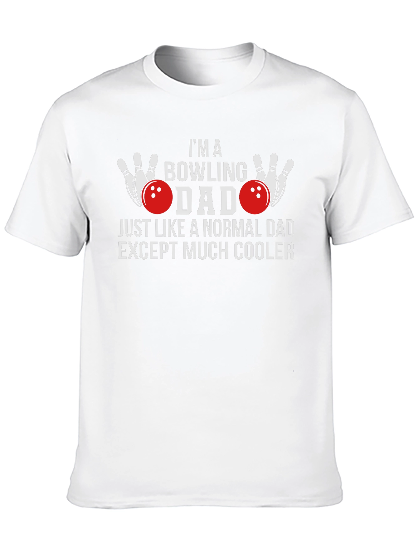 Bowling Dad T-Shirt - Cool Fathers Day Gift