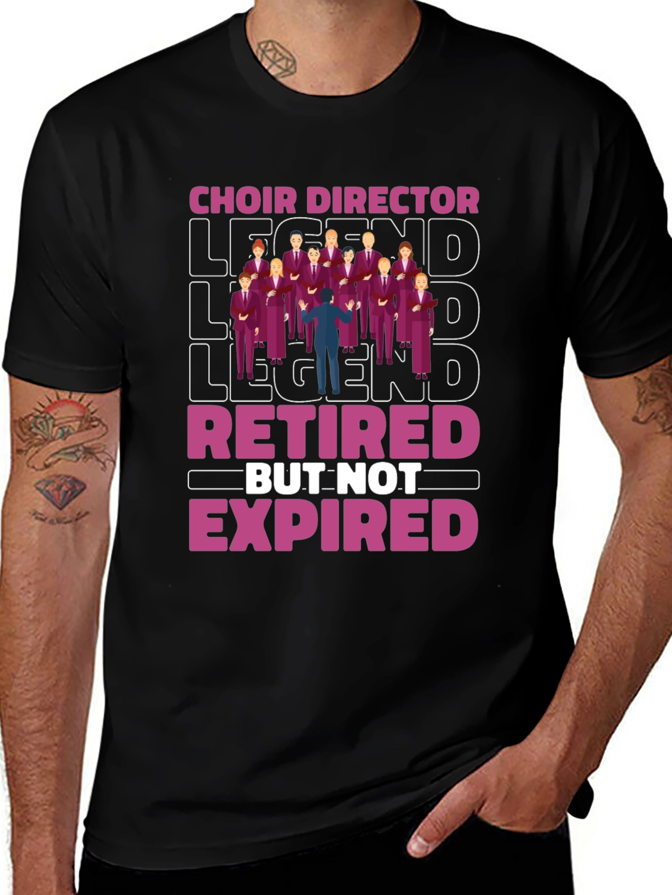 Choir Director Legend Retired T-Shirt