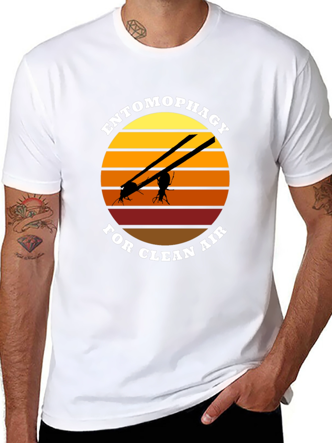 Entomophagy Clean Air T-Shirt: Novel Insect Tee