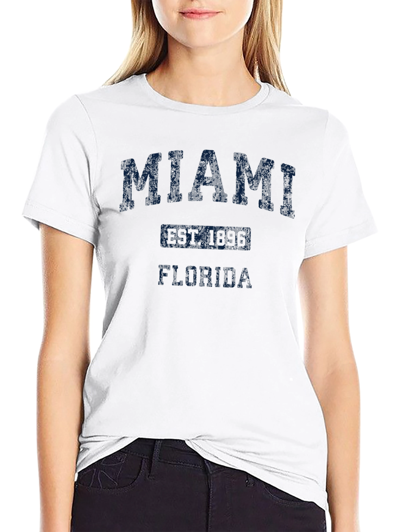 Miami Florida Black T-Shirt