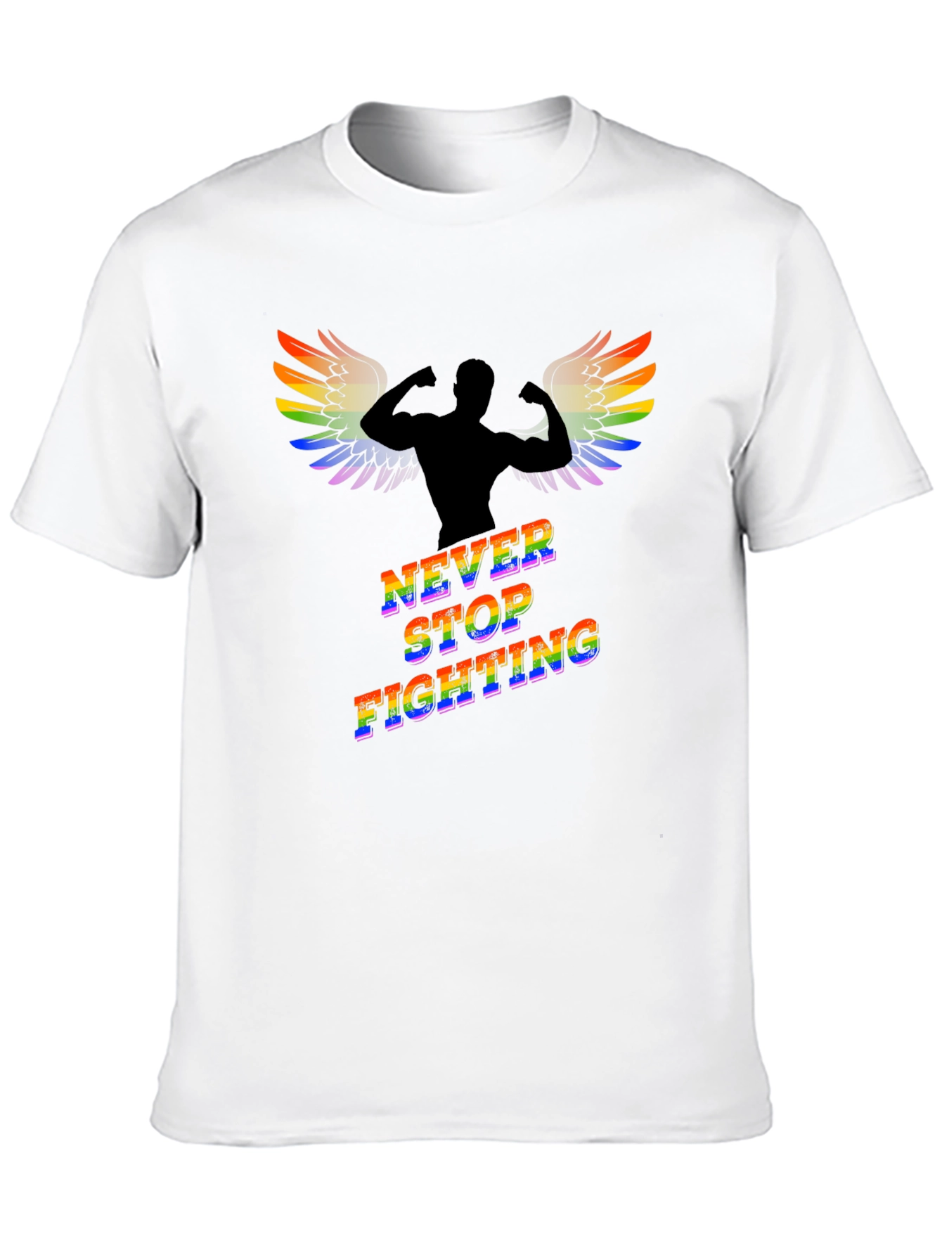 Never Stop Fighting Graphic Tee