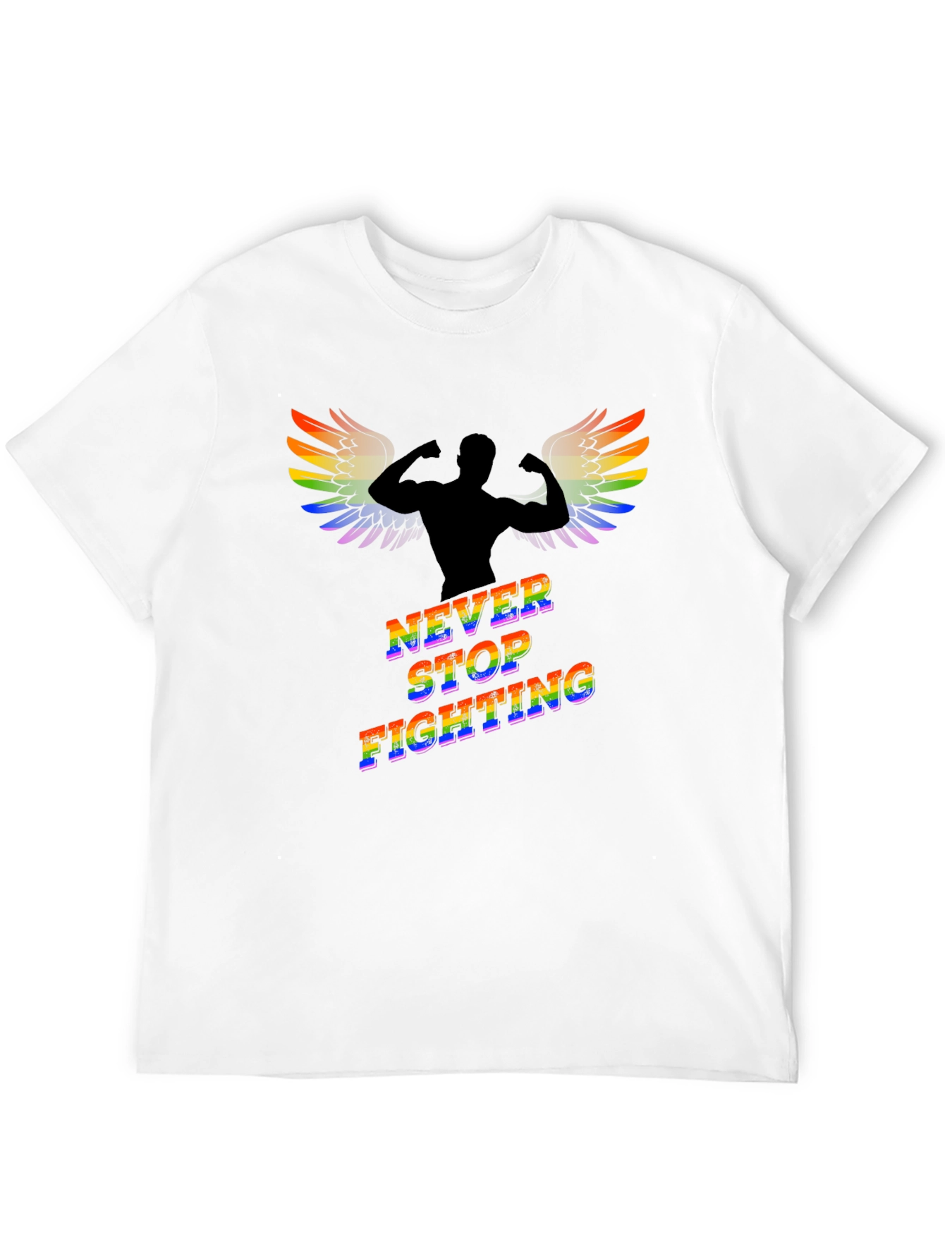 Never Stop Fighting Graphic Tee