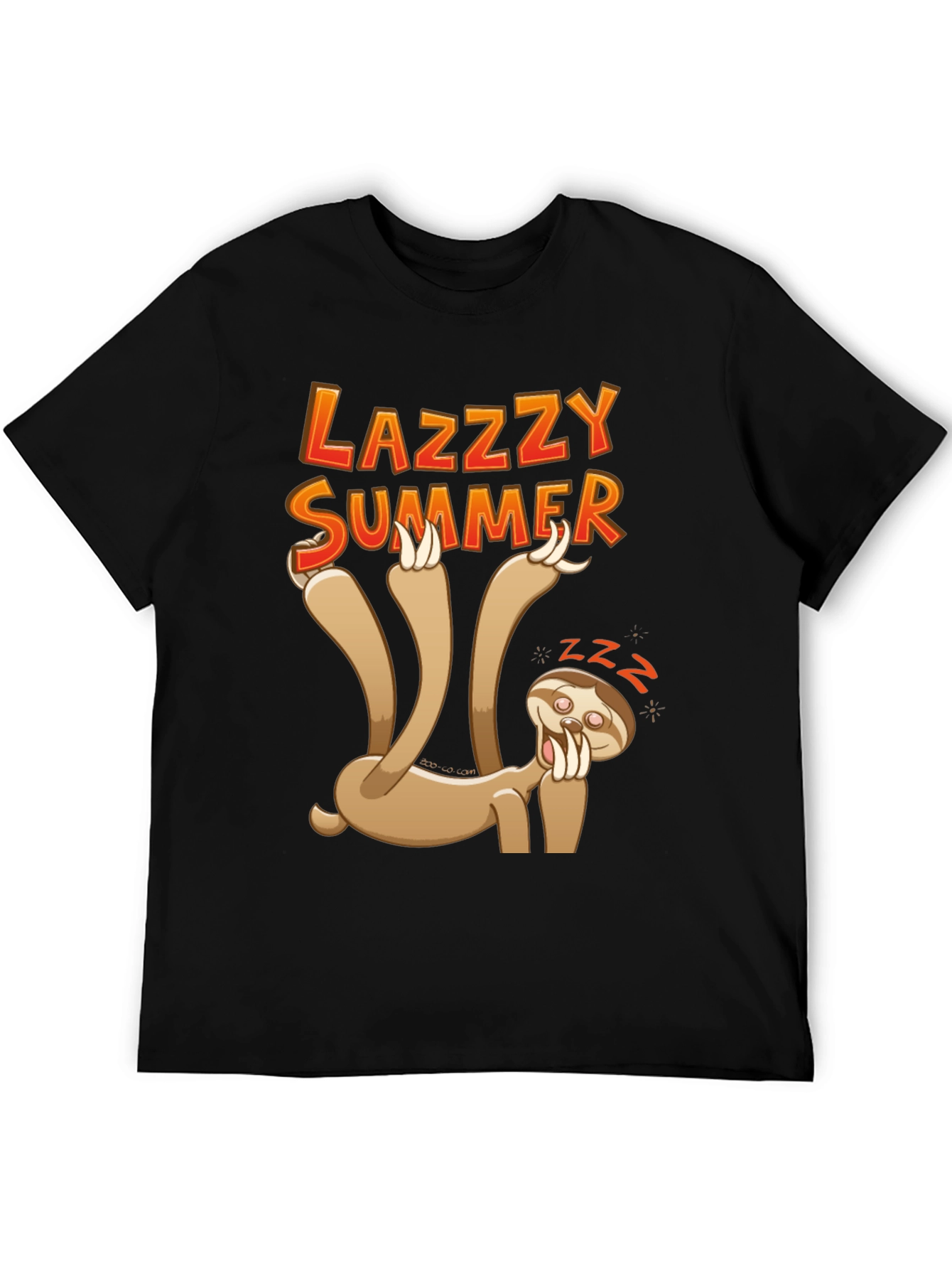 Lazy Summer Sloth T-Shirt - Relaxed Holiday Vibes