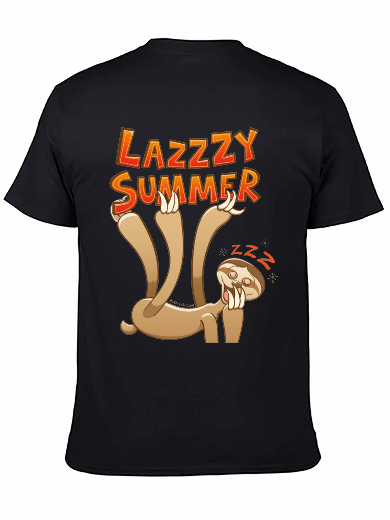 Lazy Summer Sloth T-Shirt - Relaxed Holiday Vibes