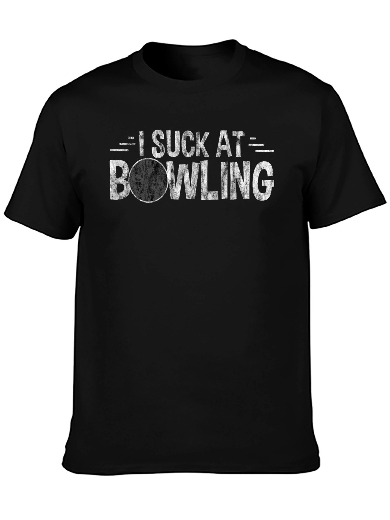 Funny I Suck At Bowling Graphic T-Shirt