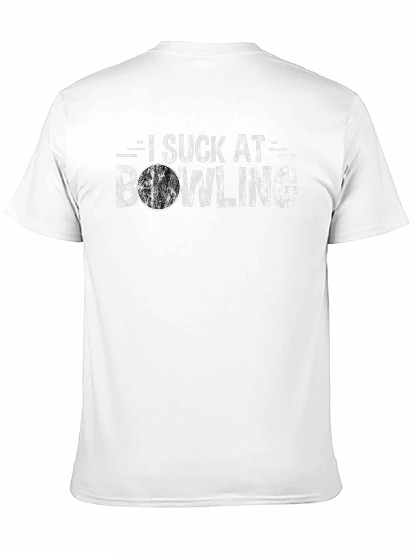 Funny I Suck At Bowling Graphic T-Shirt