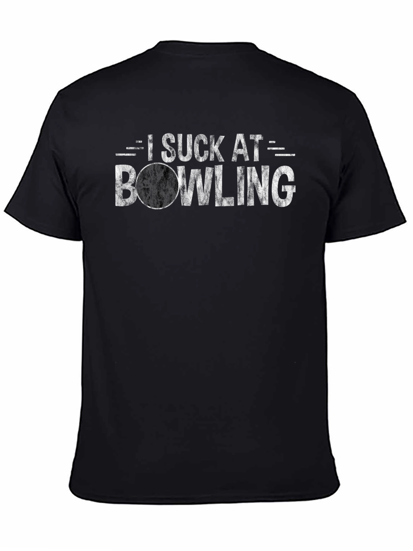 Funny I Suck At Bowling Graphic T-Shirt
