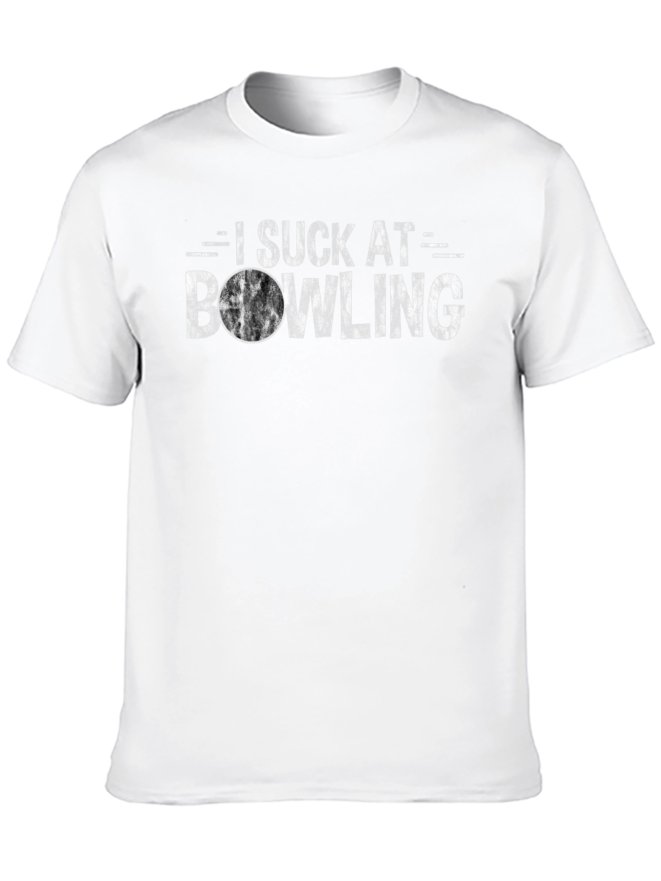 Funny I Suck At Bowling Graphic T-Shirt
