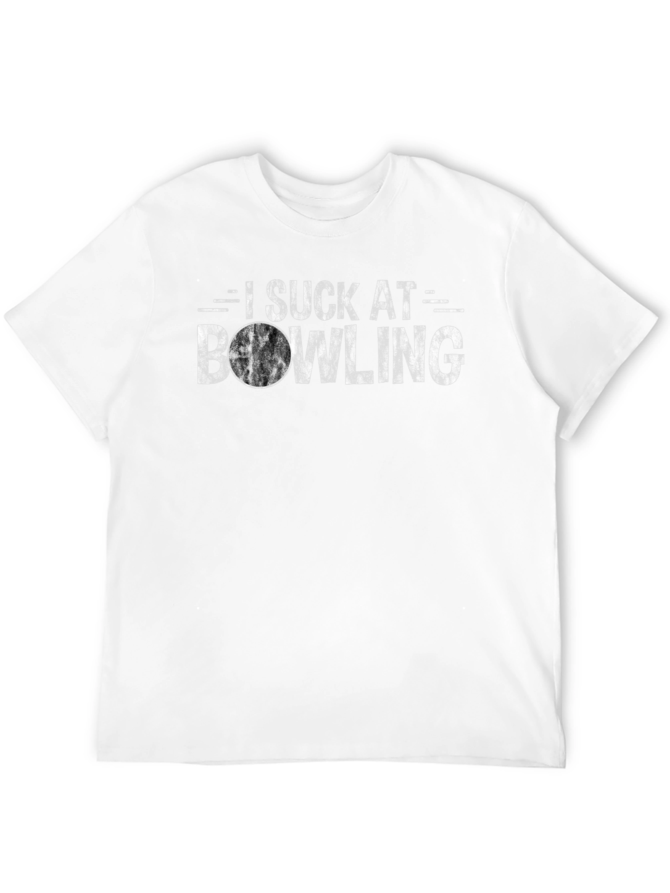 Funny I Suck At Bowling Graphic T-Shirt