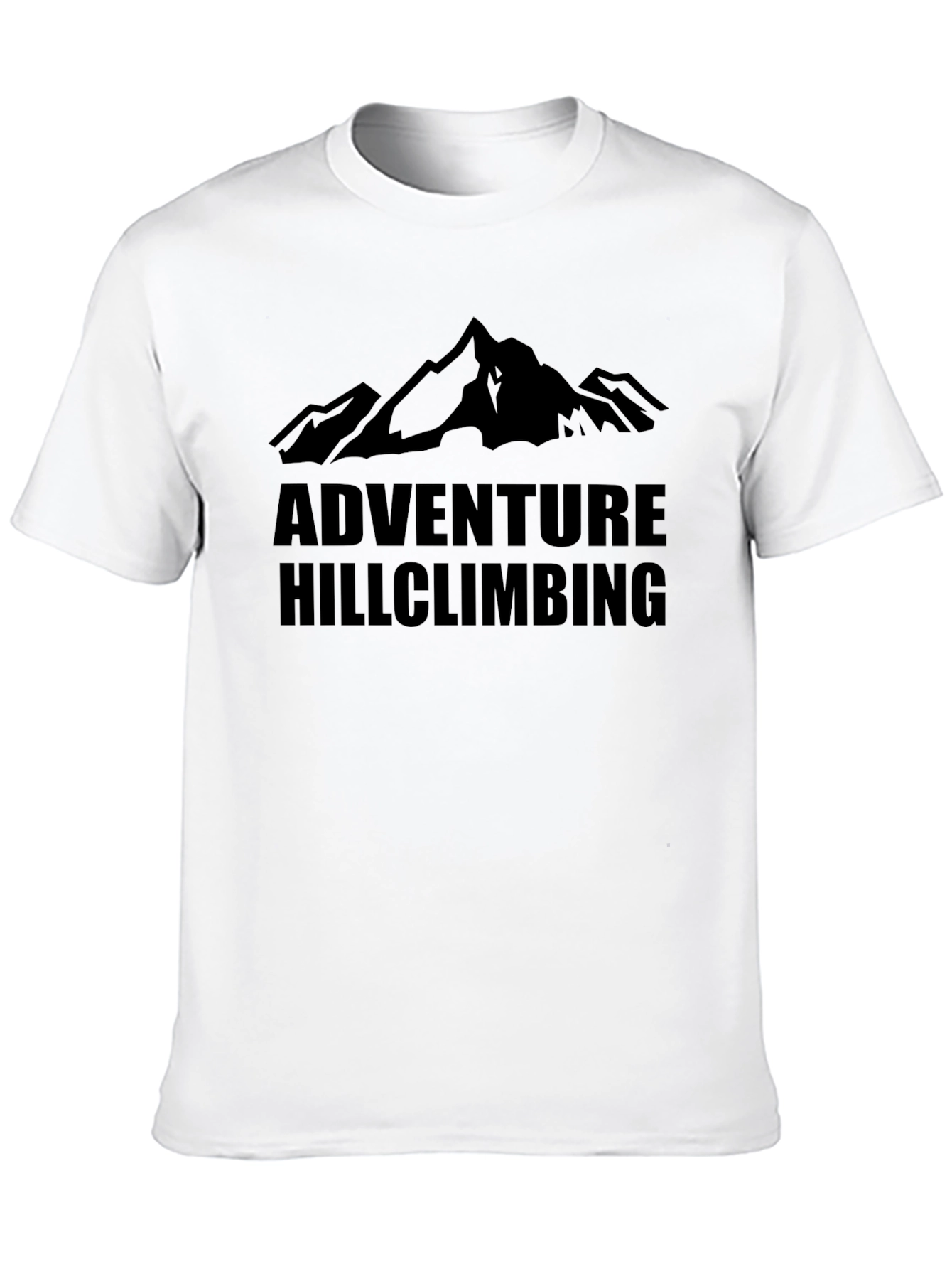 Adventure Hillclimbing Graphic Tee - Black