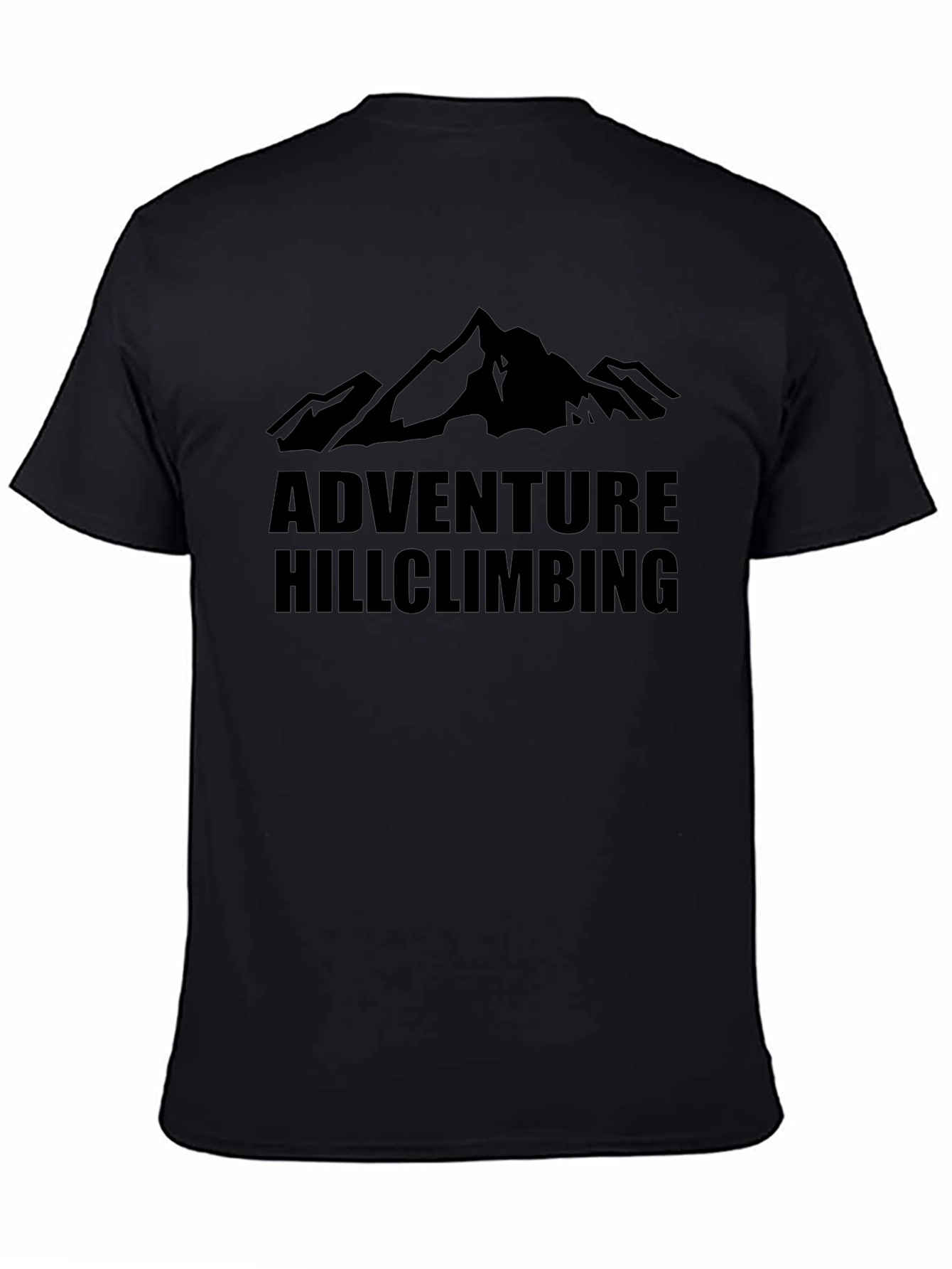 Adventure Hillclimbing Graphic Tee - Black