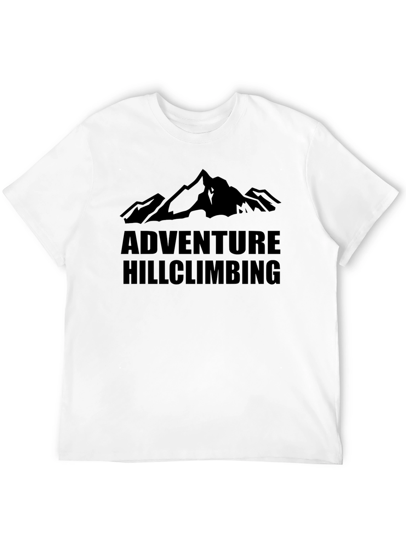 Adventure Hillclimbing Graphic Tee - Black