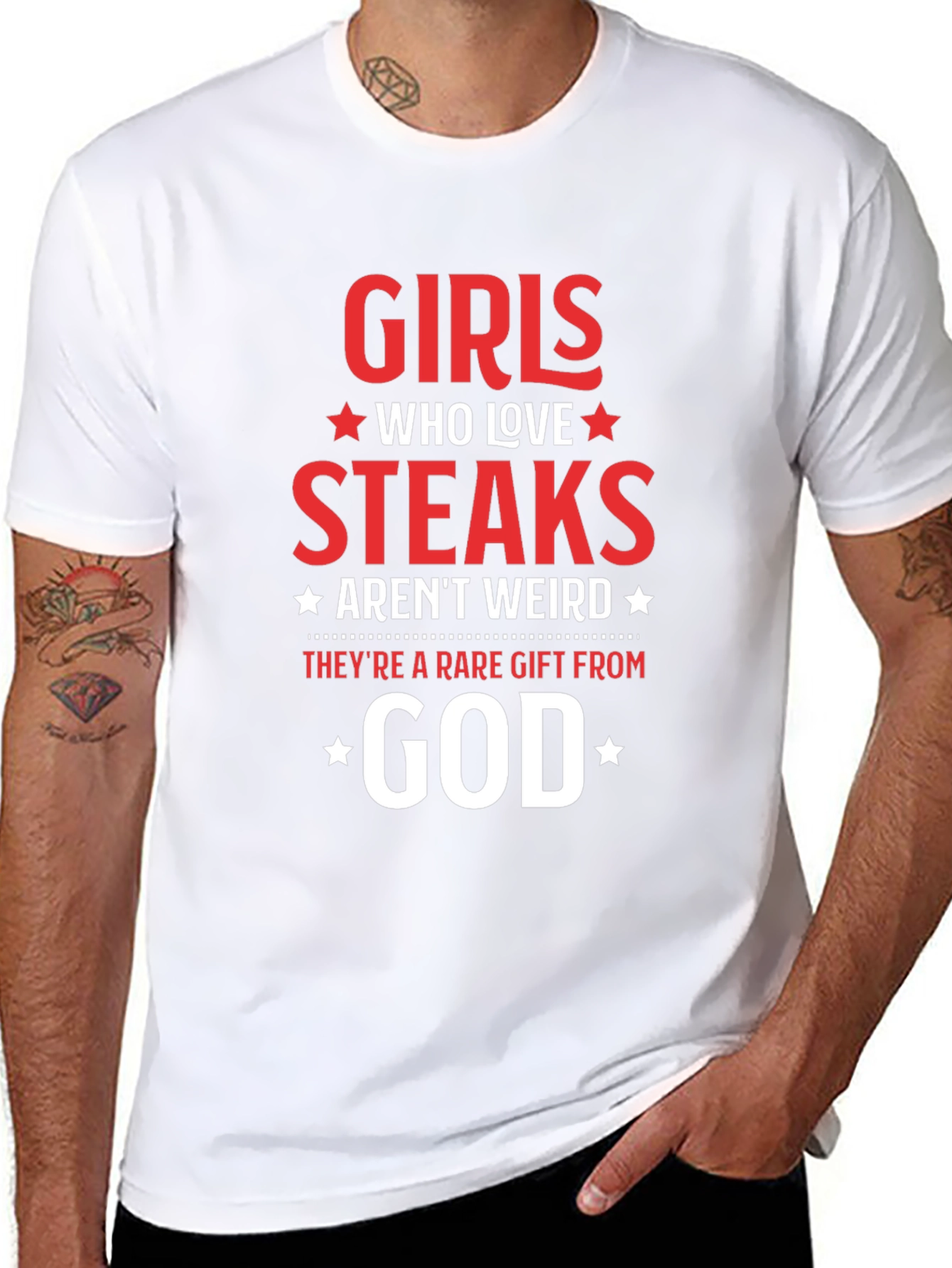 Girls Who Love Steaks T-Shirt