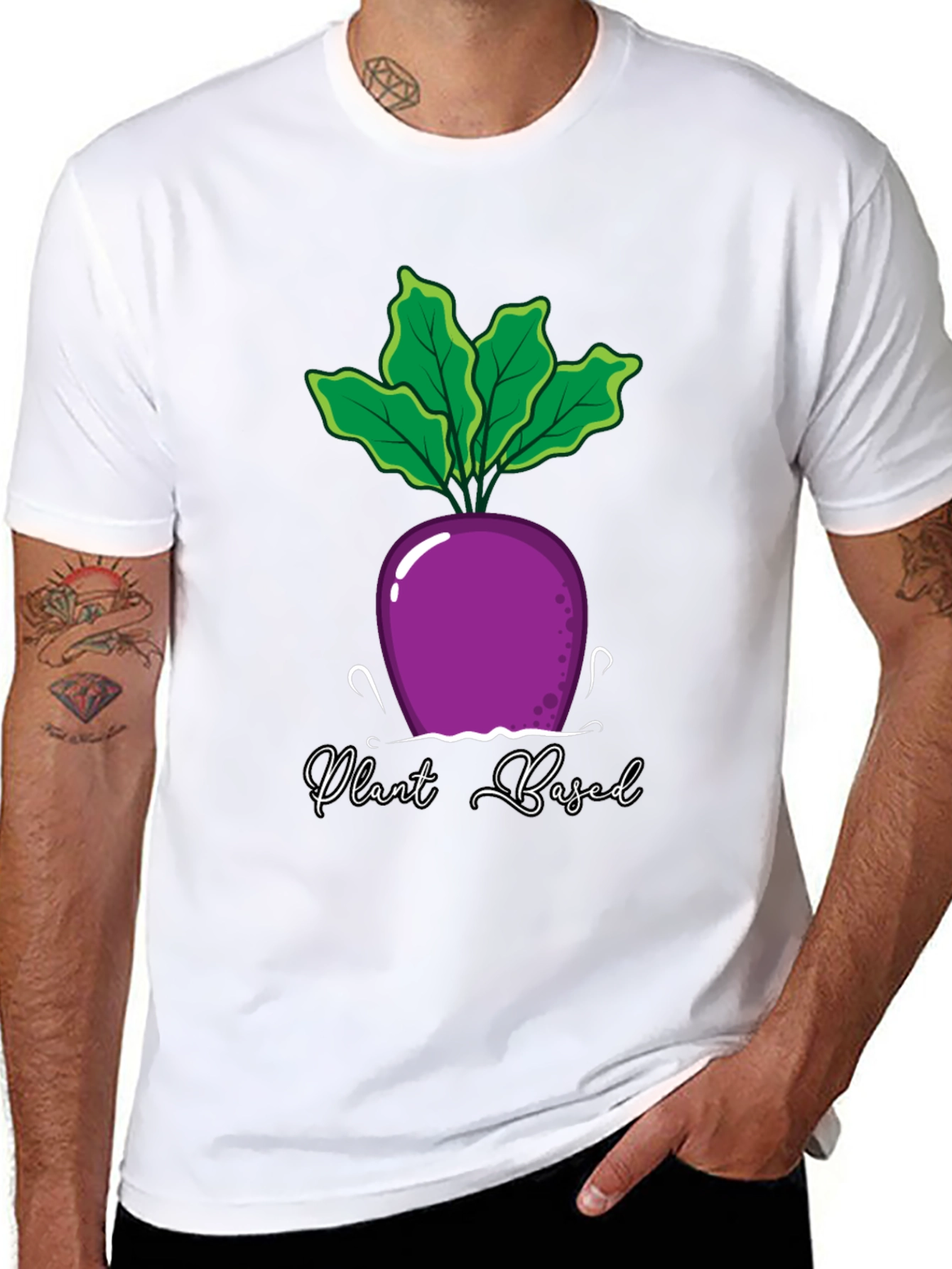 Plant Based Beet Graphic T-Shirt