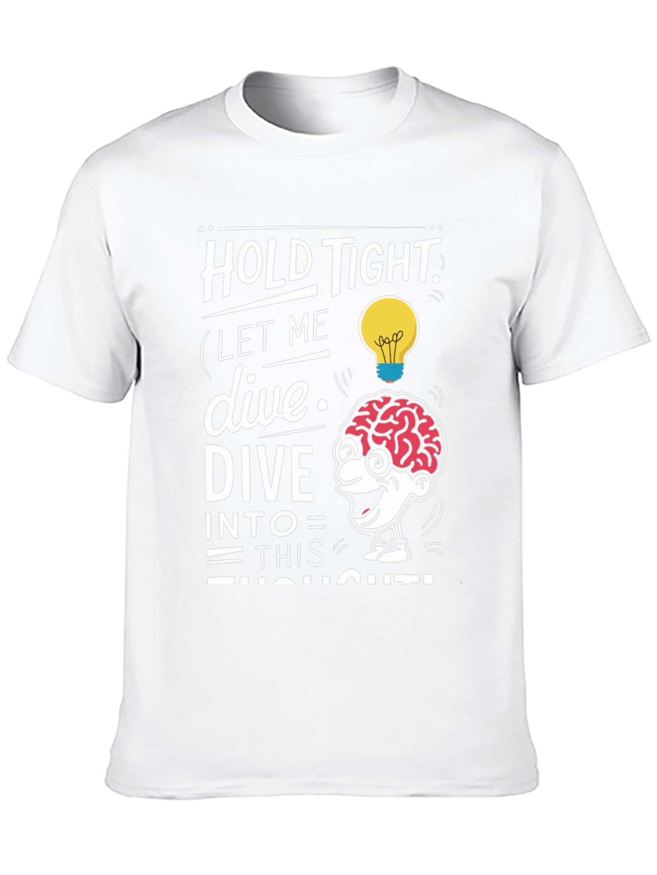 Brainy Thought Black T-Shirt
