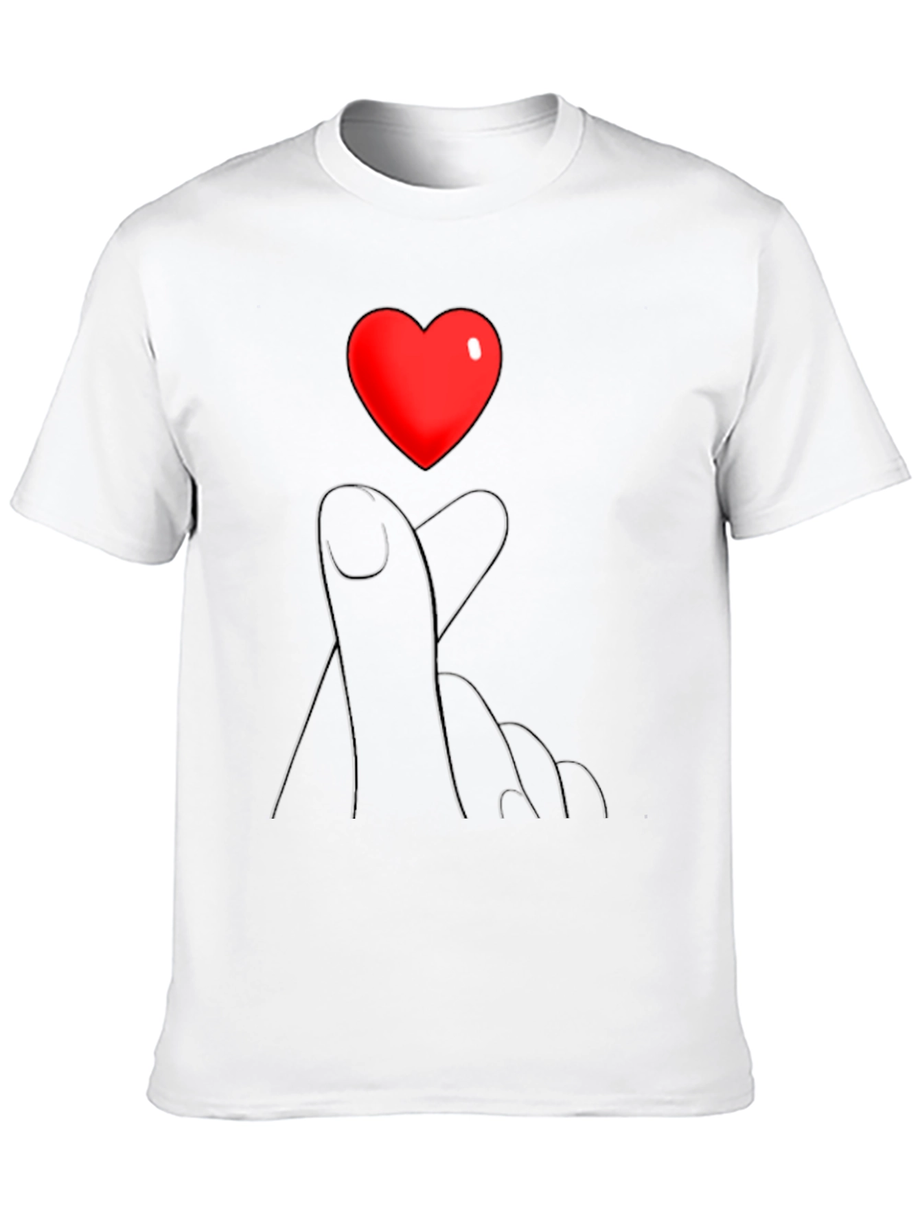 Heart Hands Graphic Tee - Express Your Love!