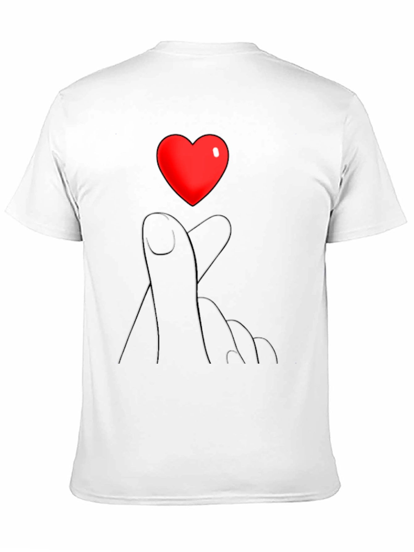 Heart Hands Graphic Tee - Express Your Love!