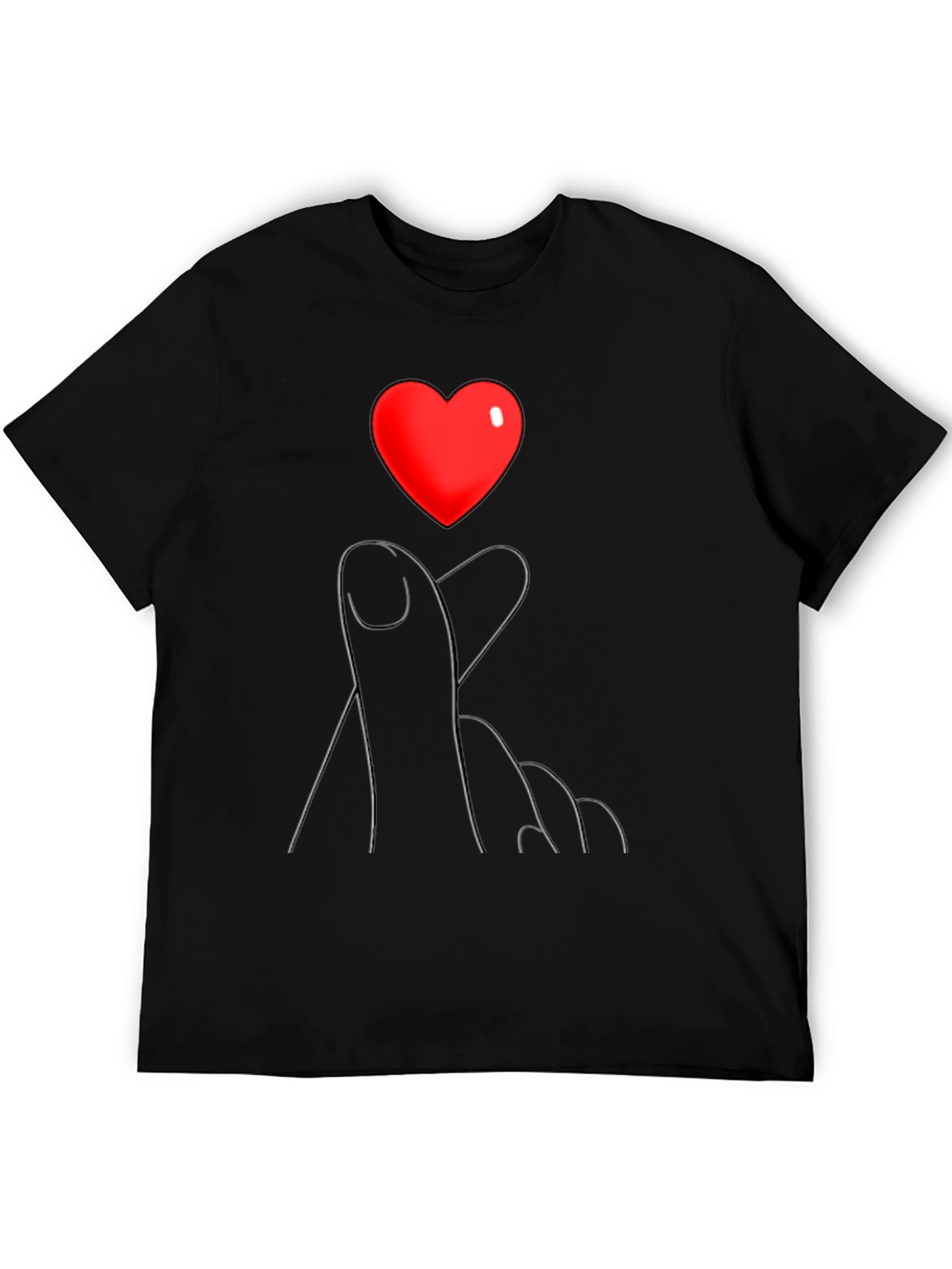 Heart Hands Graphic Tee - Express Your Love!