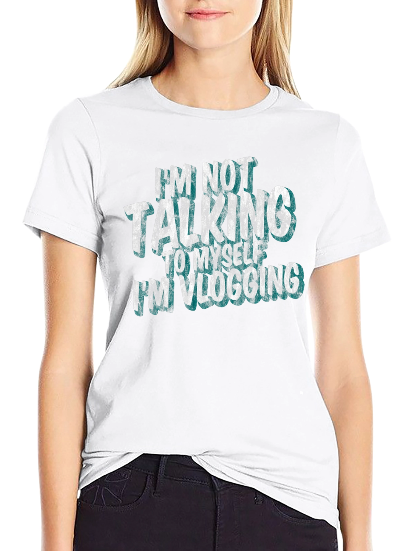 Vlogging T-Shirt - Im Not Talking to Myself