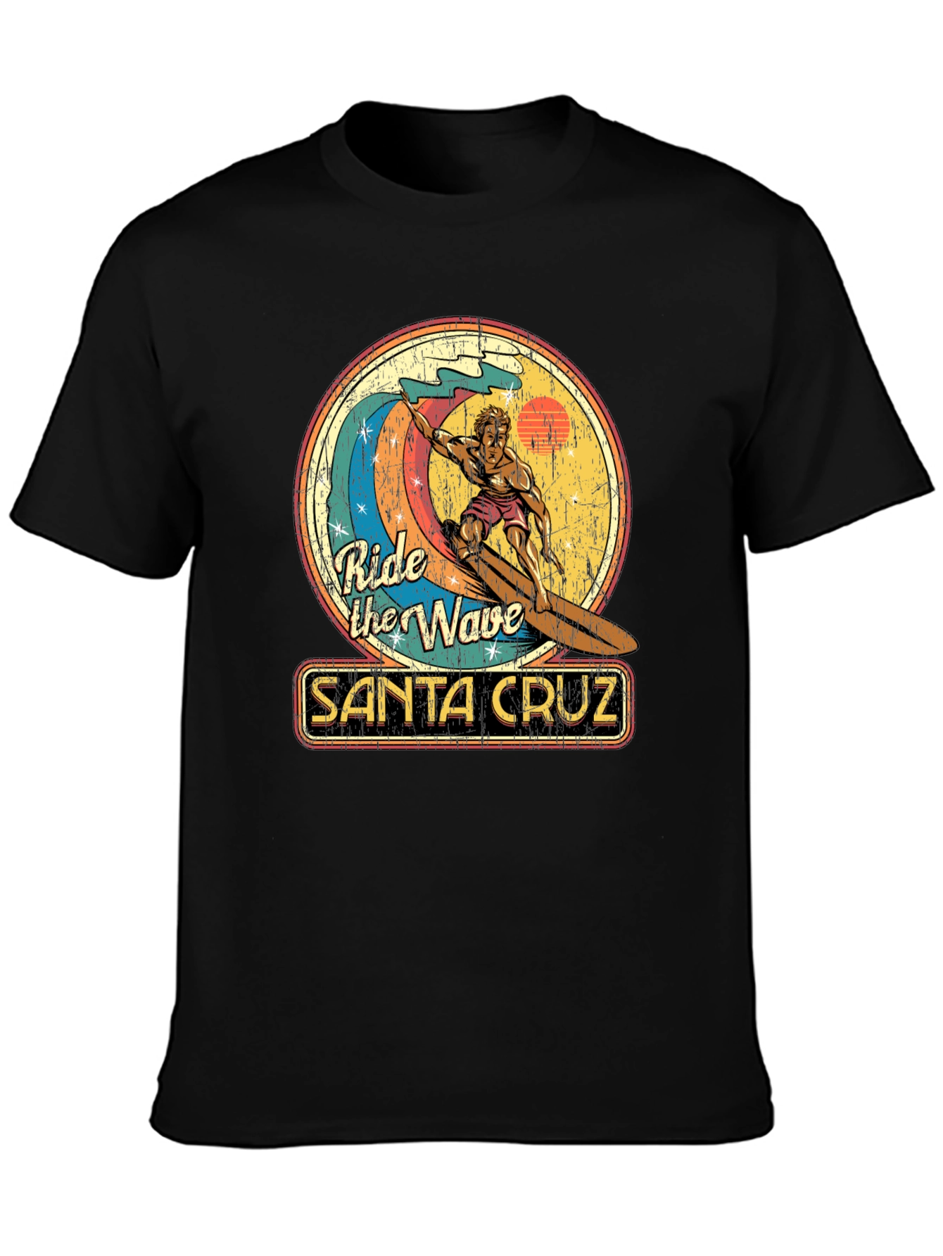Santa Cruz Ride the Wave Graphic T-Shirt