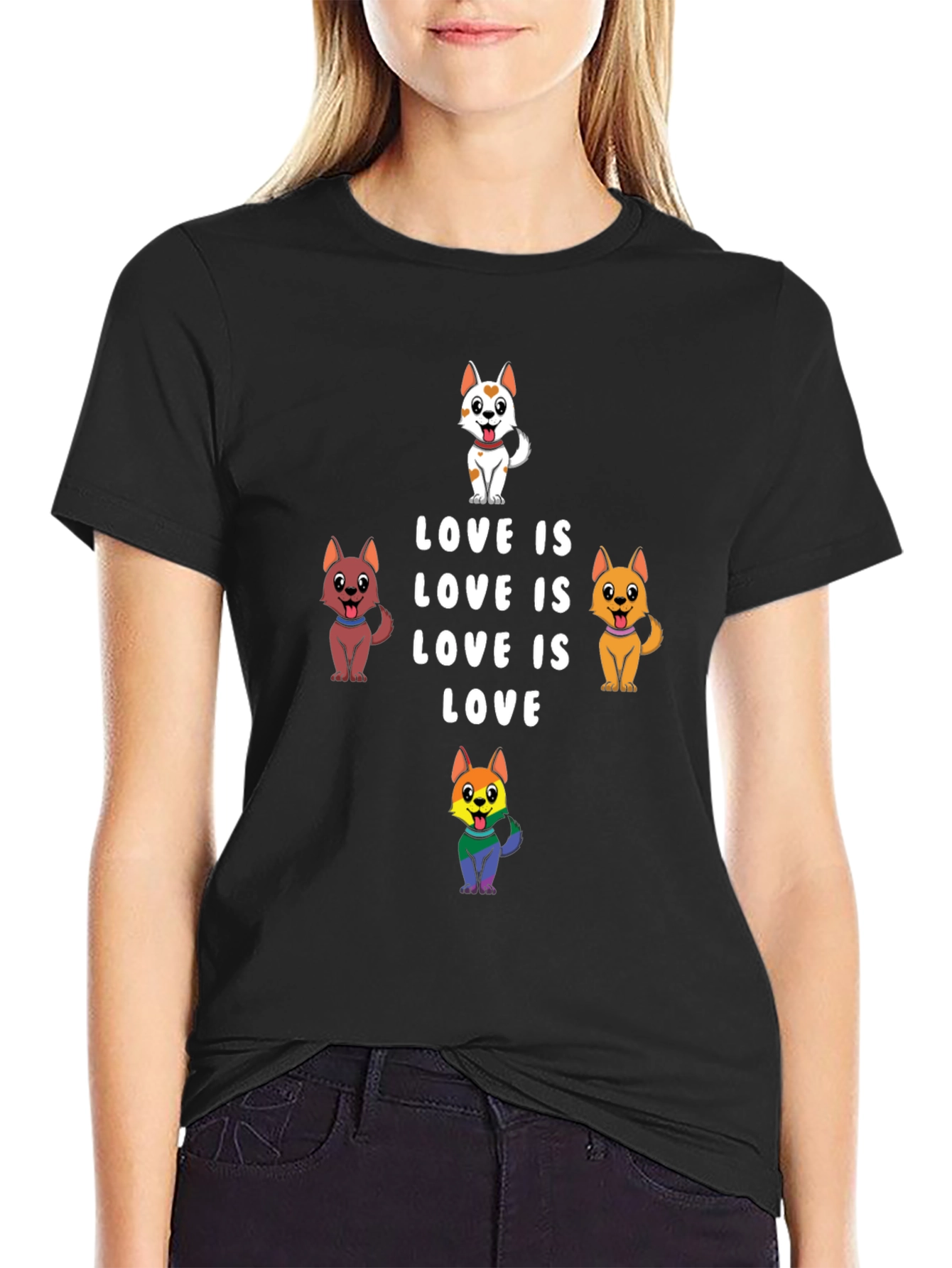 Love Is Love Dog T-Shirt