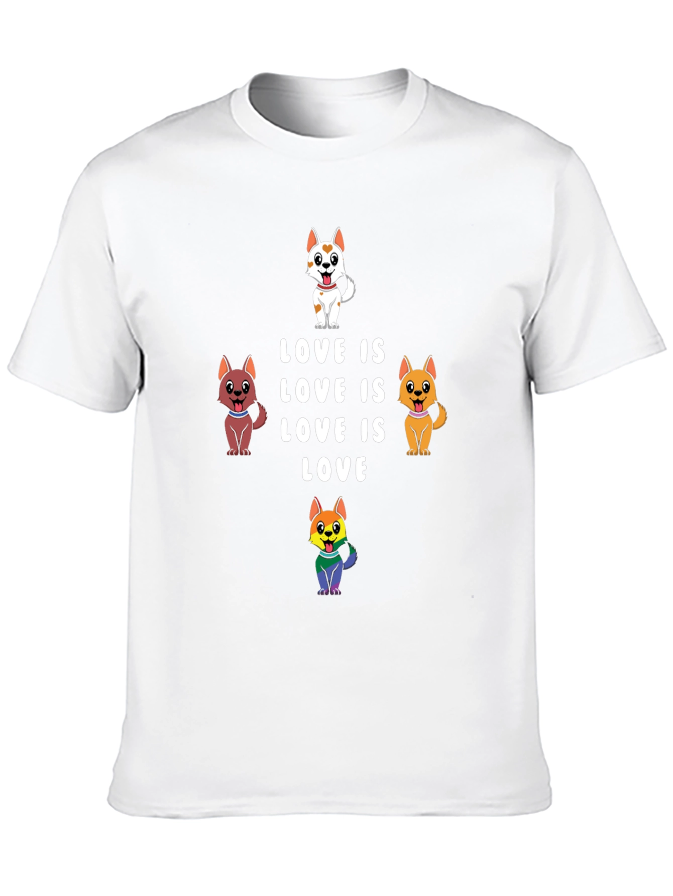 Love Is Love Dog T-Shirt