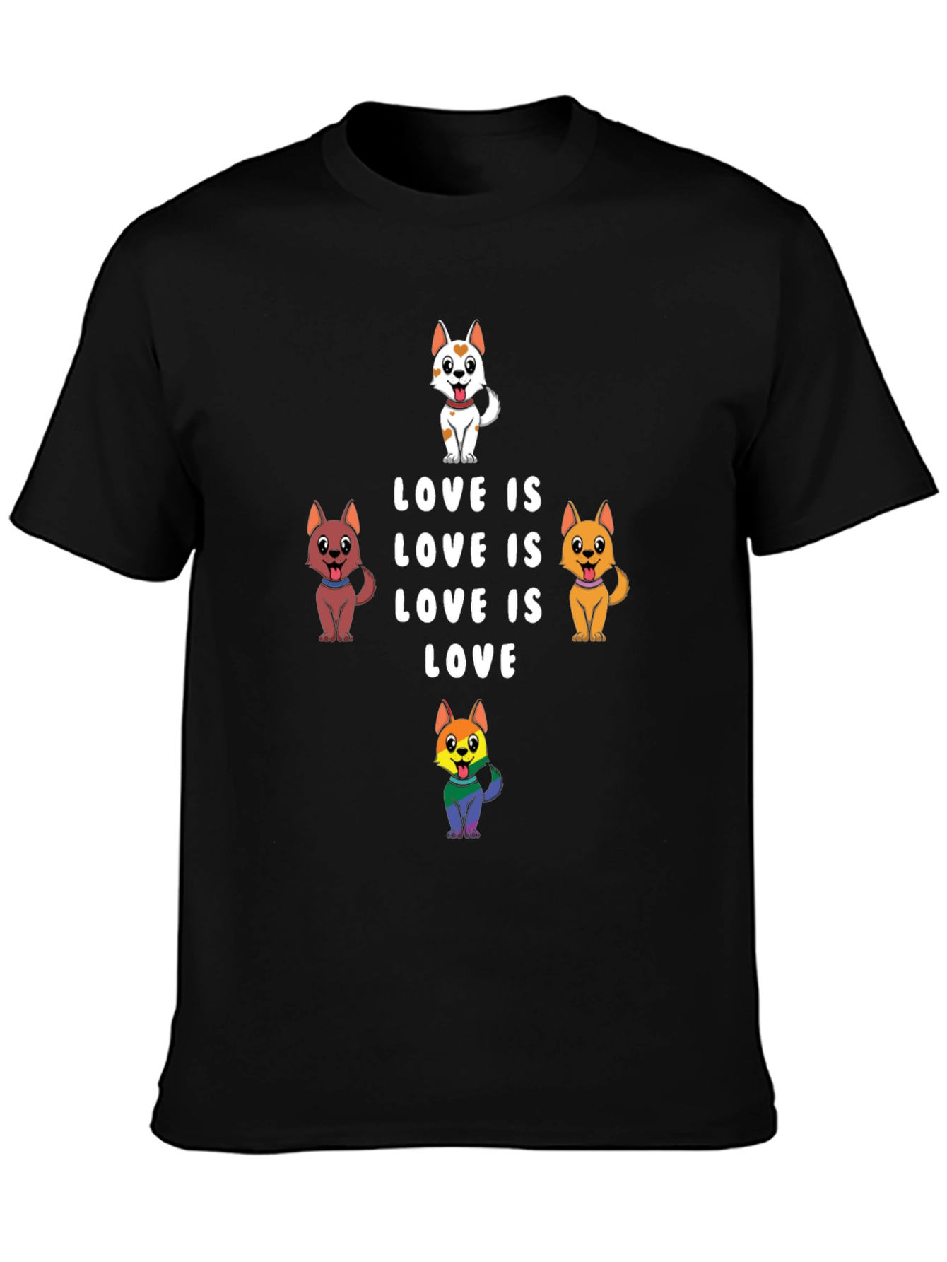 Love Is Love Dog T-Shirt