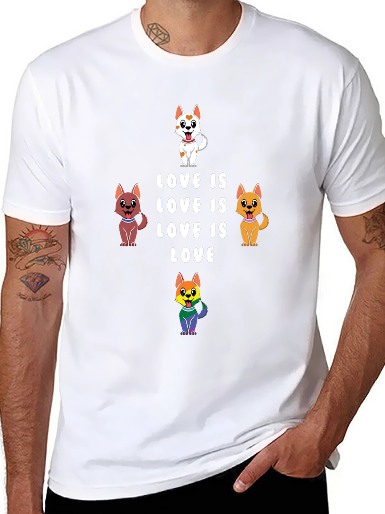 Love Is Love Dog T-Shirt