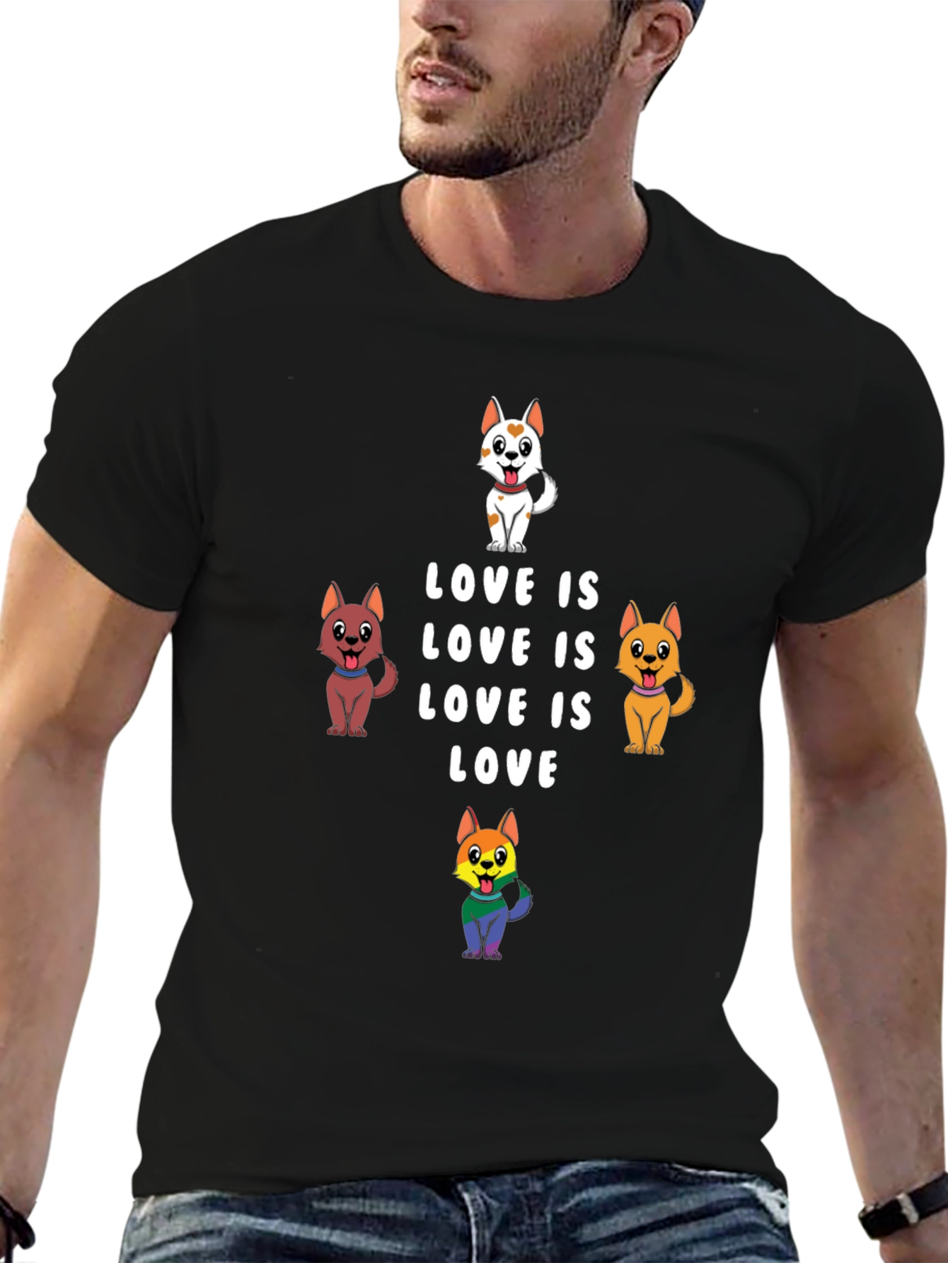 Love Is Love Dog T-Shirt