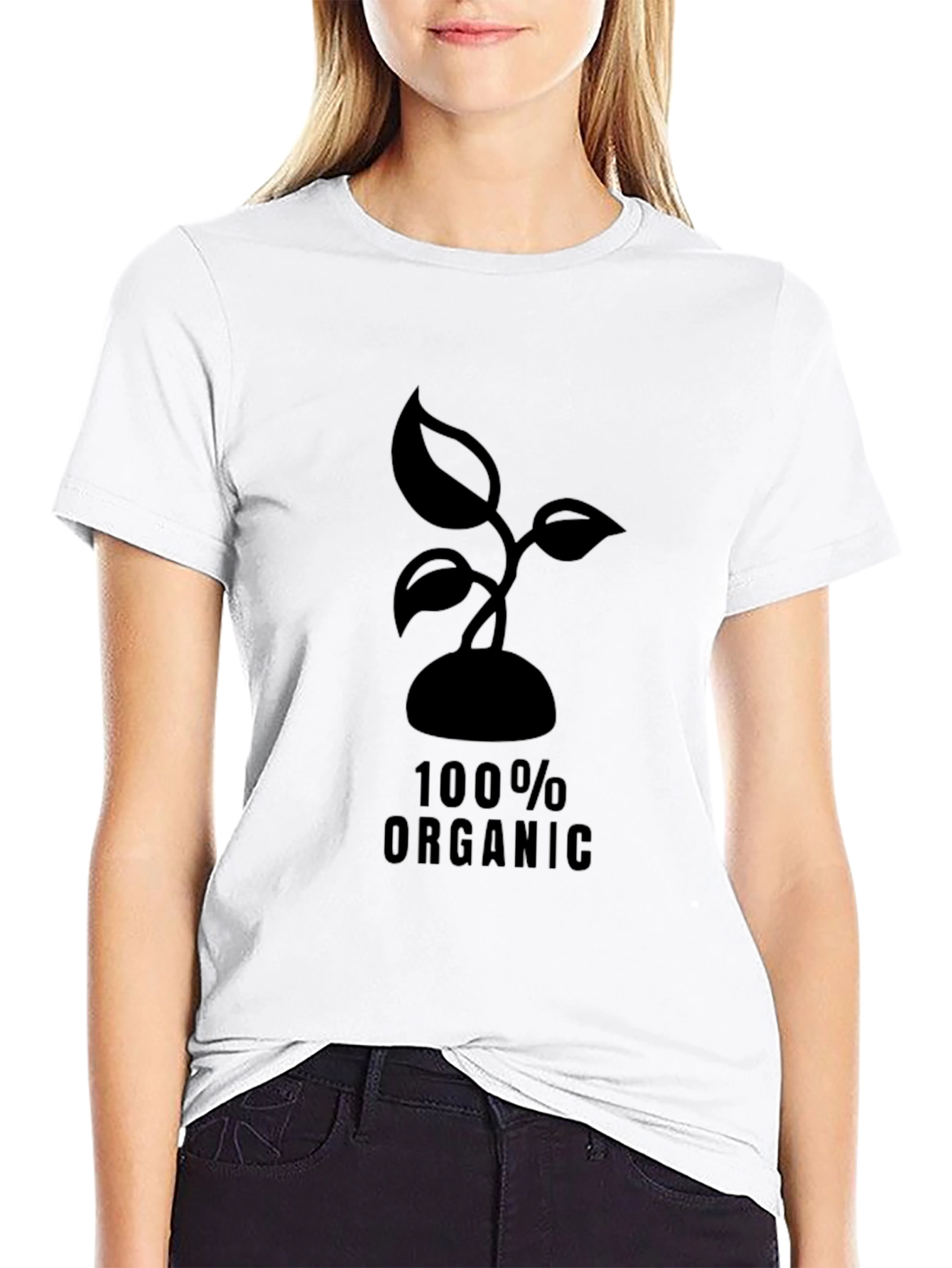 Organic Sprout Black T-Shirt