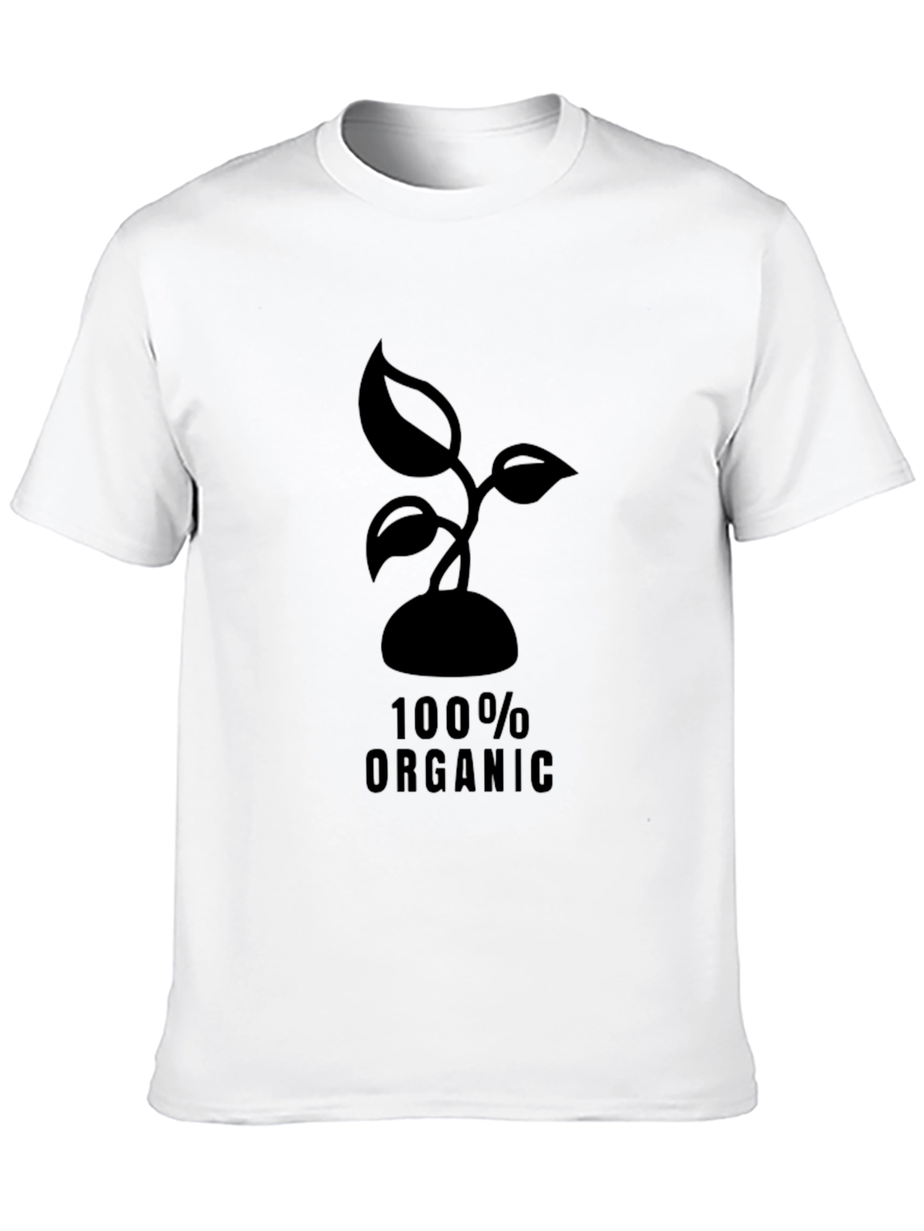Organic Sprout Black T-Shirt