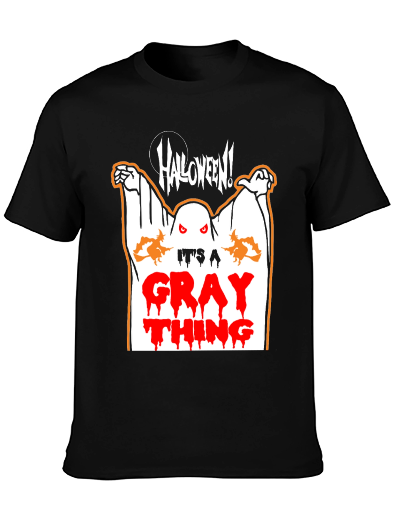 Halloween Ghost Graphic T-Shirt