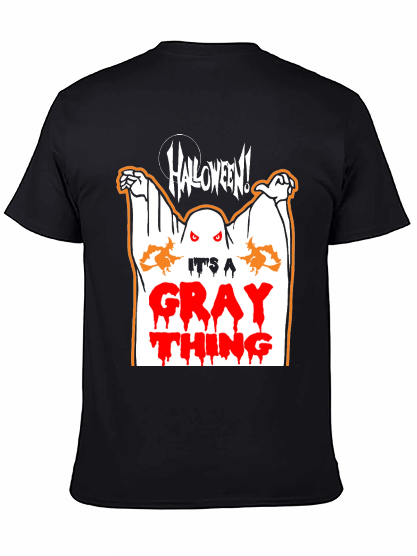 Halloween Ghost Graphic T-Shirt