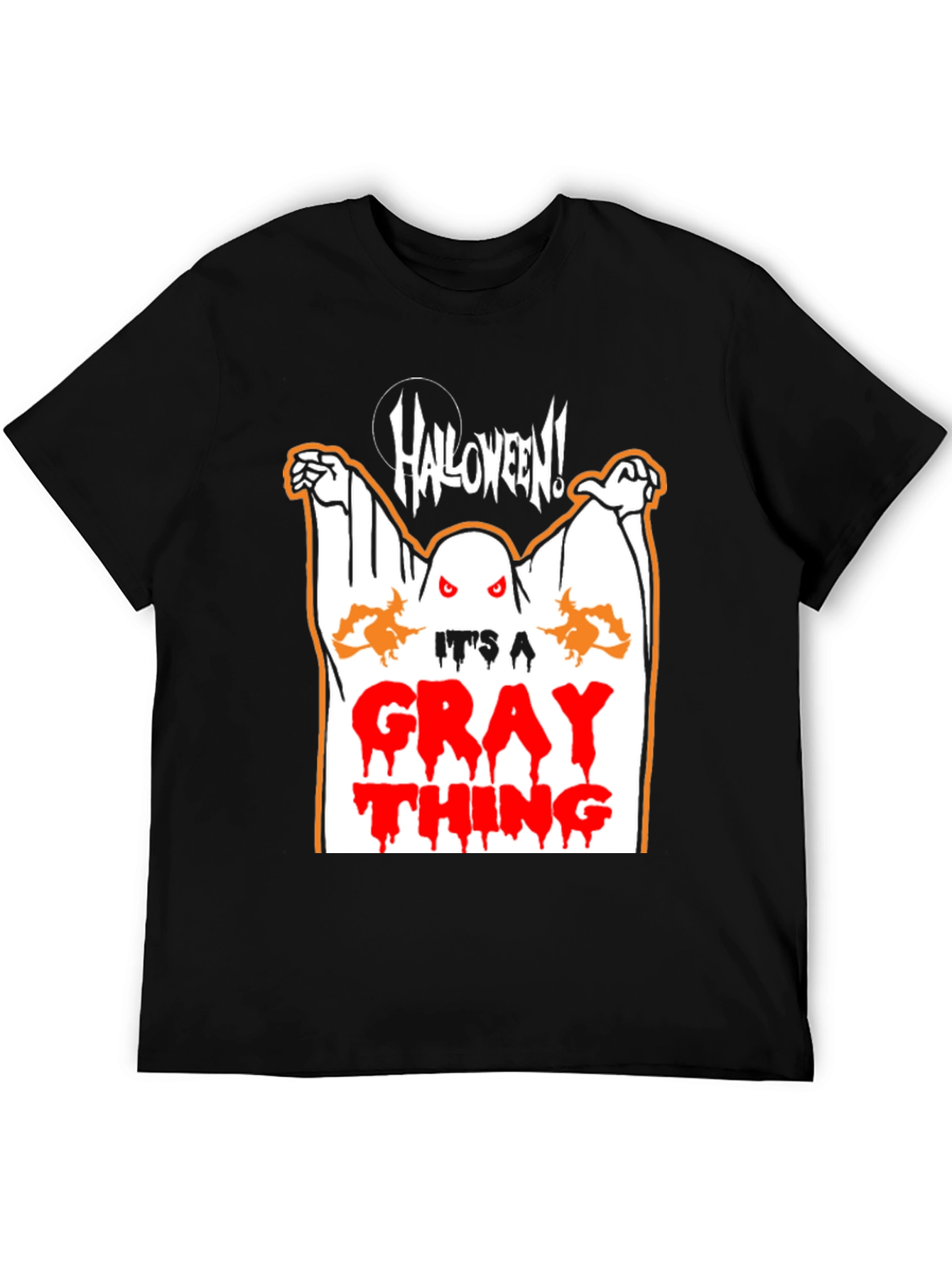 Halloween Ghost Graphic T-Shirt