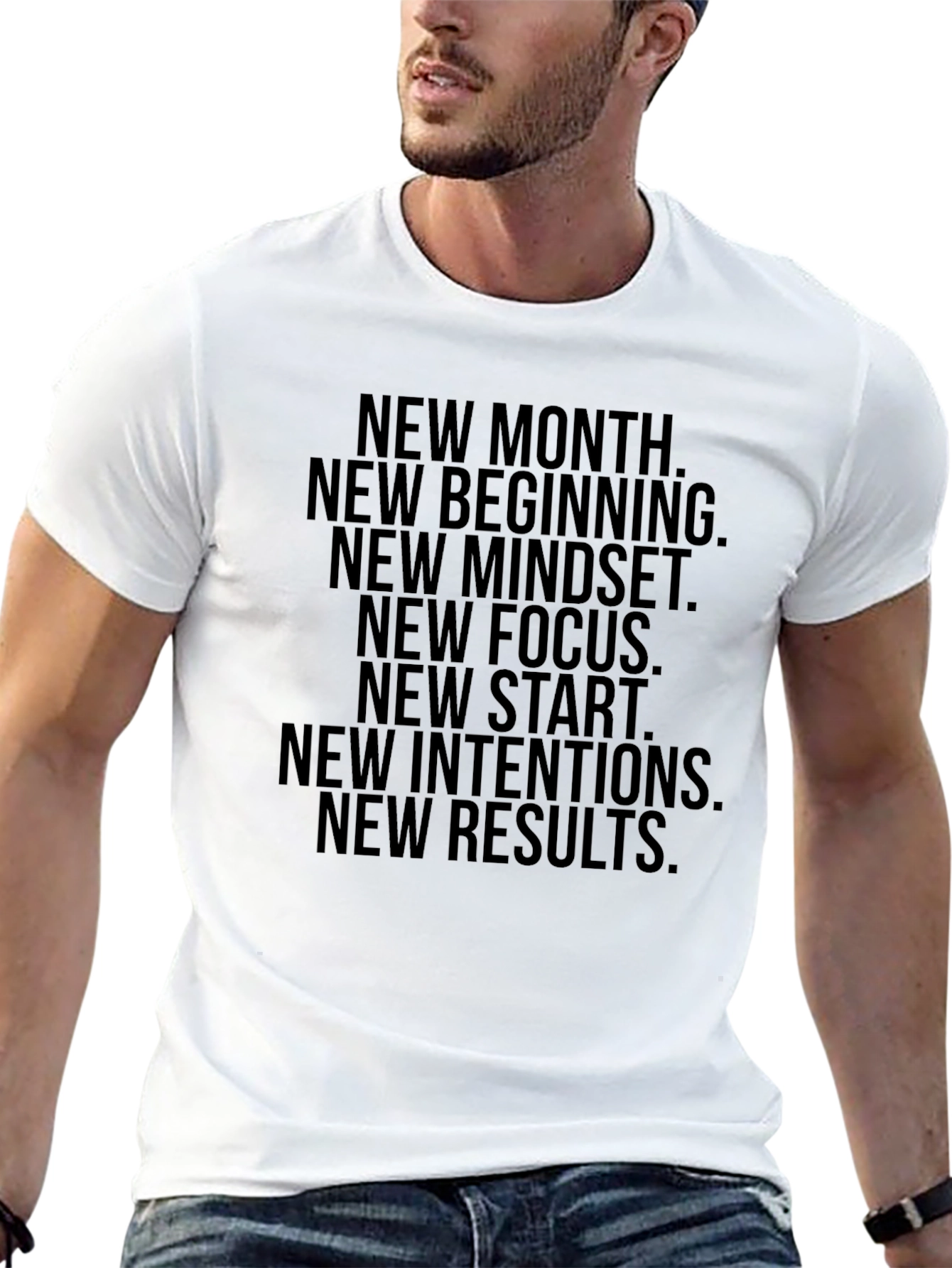 Inspirational New Beginnings Black T-Shirt