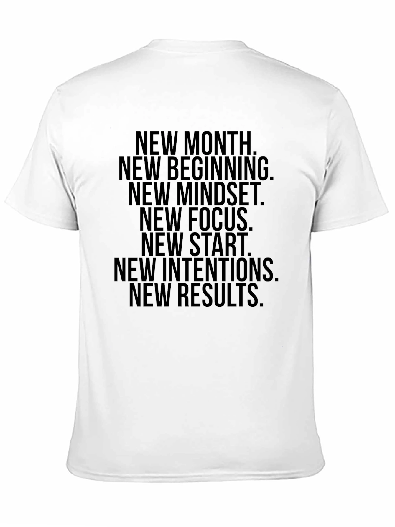 Inspirational New Beginnings Black T-Shirt